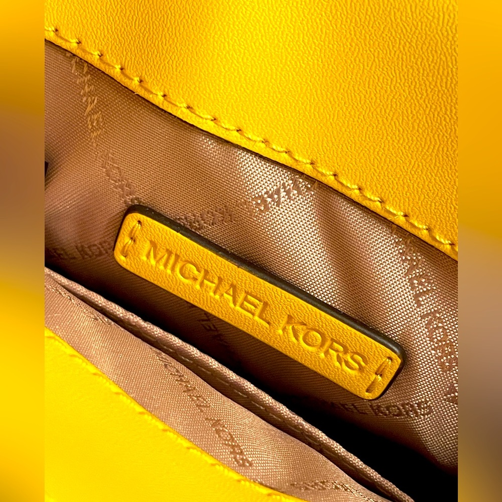Michael Kors Yellow Handbag - Picture 8 of 8